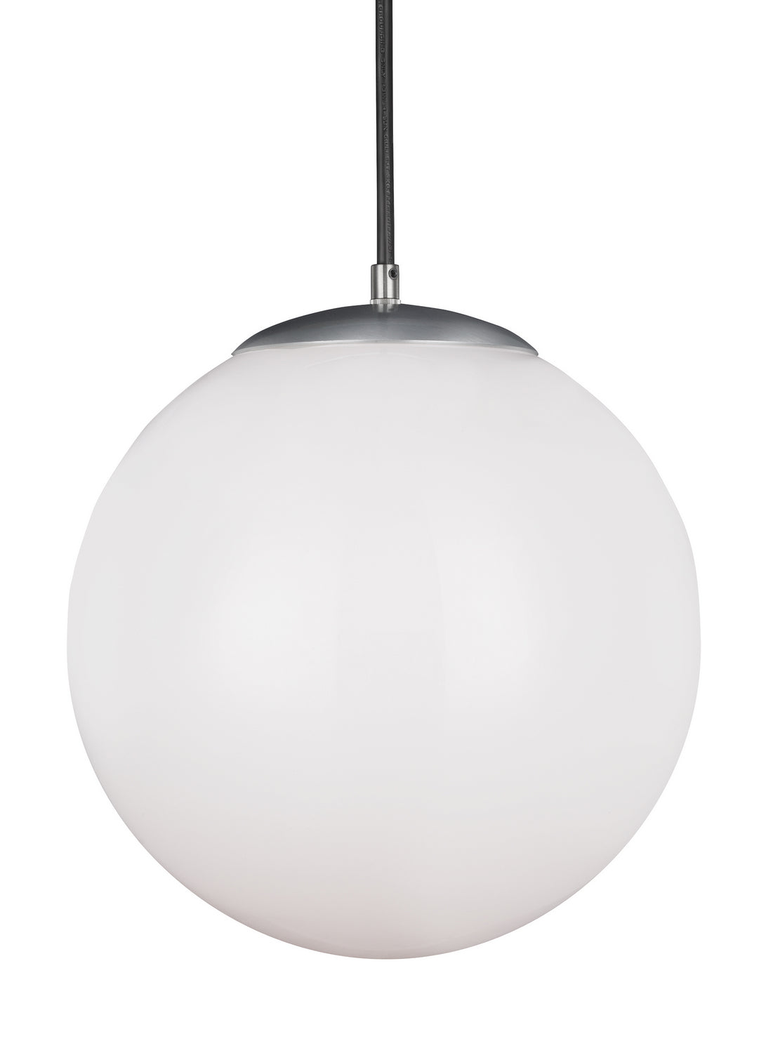 Visual Comfort Studio Canada - 6024-04 - One Light Pendant - Leo - Hanging Globe - Satin Aluminum