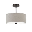 Visual Comfort Studio Canada - 77262EN3-710 - Two Light Semi-Flush Convertible Pendant - Dayna - Bronze