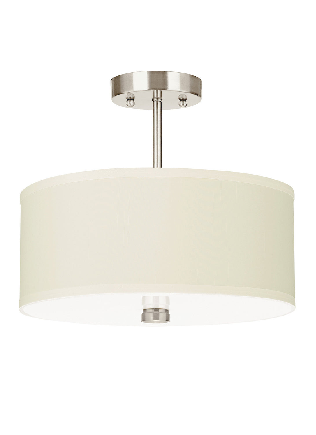 Visual Comfort Studio Canada - 77262EN3-962 - Two Light Semi-Flush Convertible Pendant - Dayna - Brushed Nickel