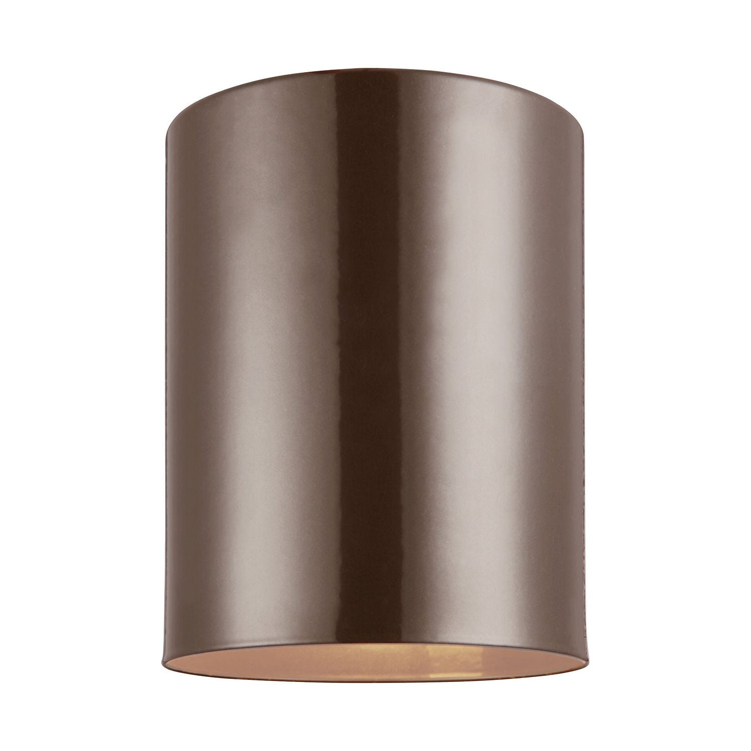Visual Comfort Studio Canada - 7813801EN3-10 - One Light Outdoor Flush Mount - Outdoor Cylinders - Bronze