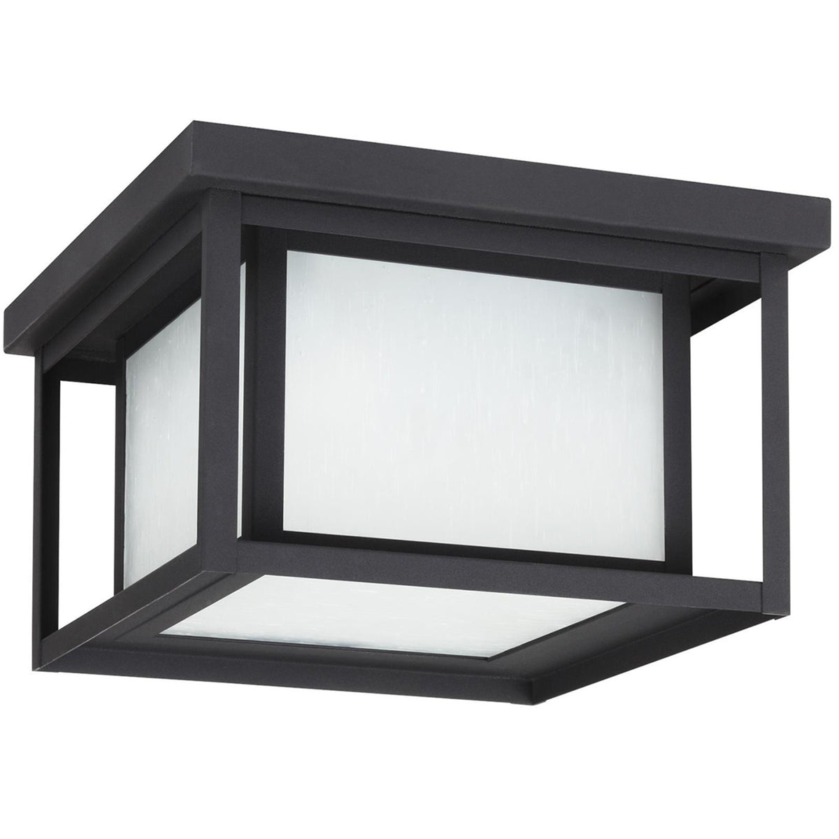 Generation Lighting Canada - 79039EN3-12 - Two Light Outdoor Flush Mount - Hunnington - Black