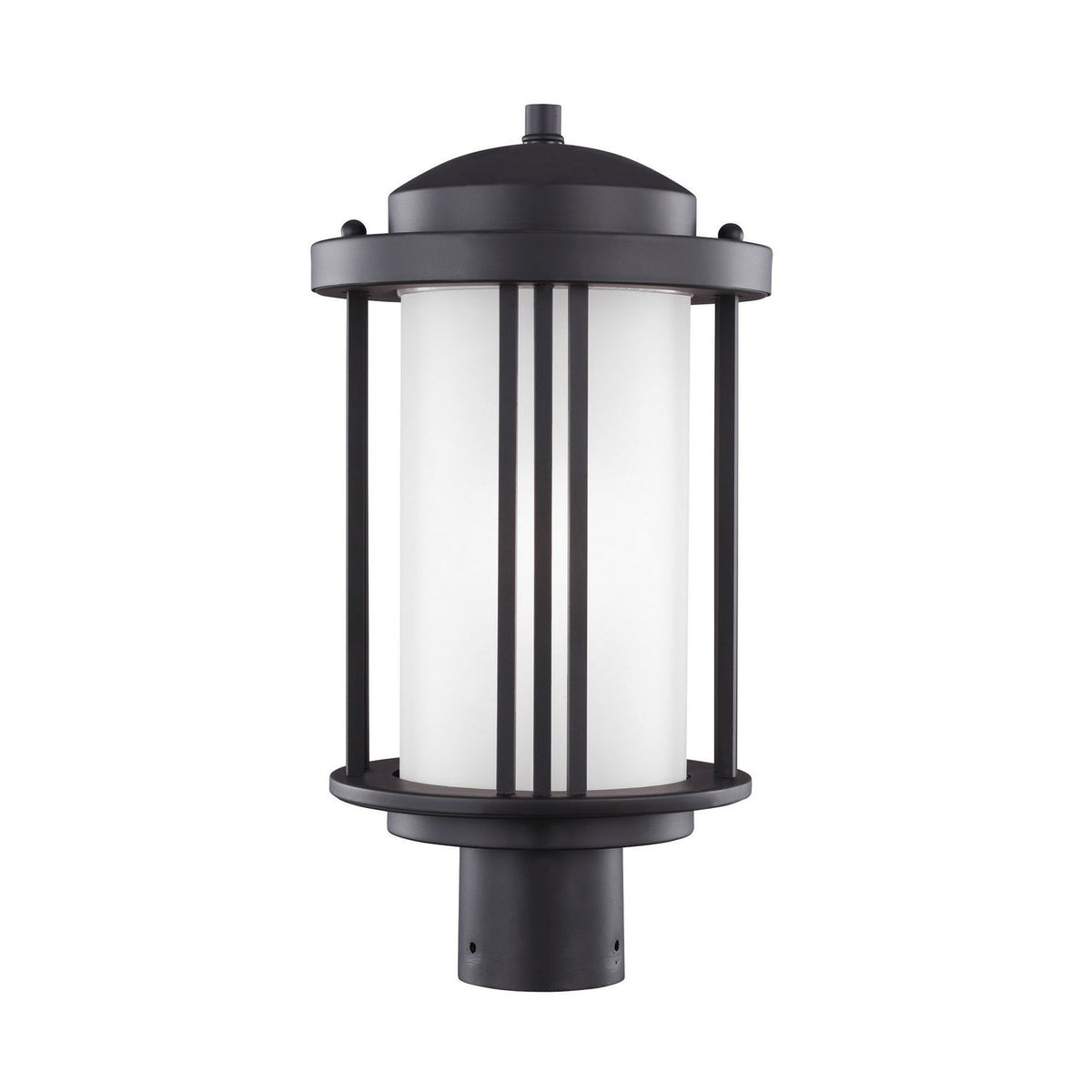 Generation Lighting Canada - 8247901EN3-12 - One Light Outdoor Post Lantern - Crowell - Black