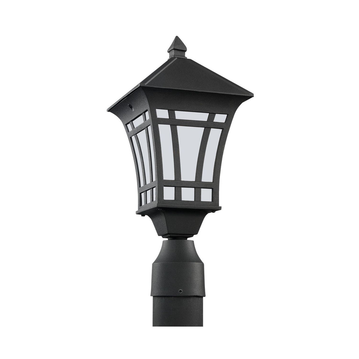 Generation Lighting Canada - 89231-12 - One Light Outdoor Post Lantern - Herrington - Black