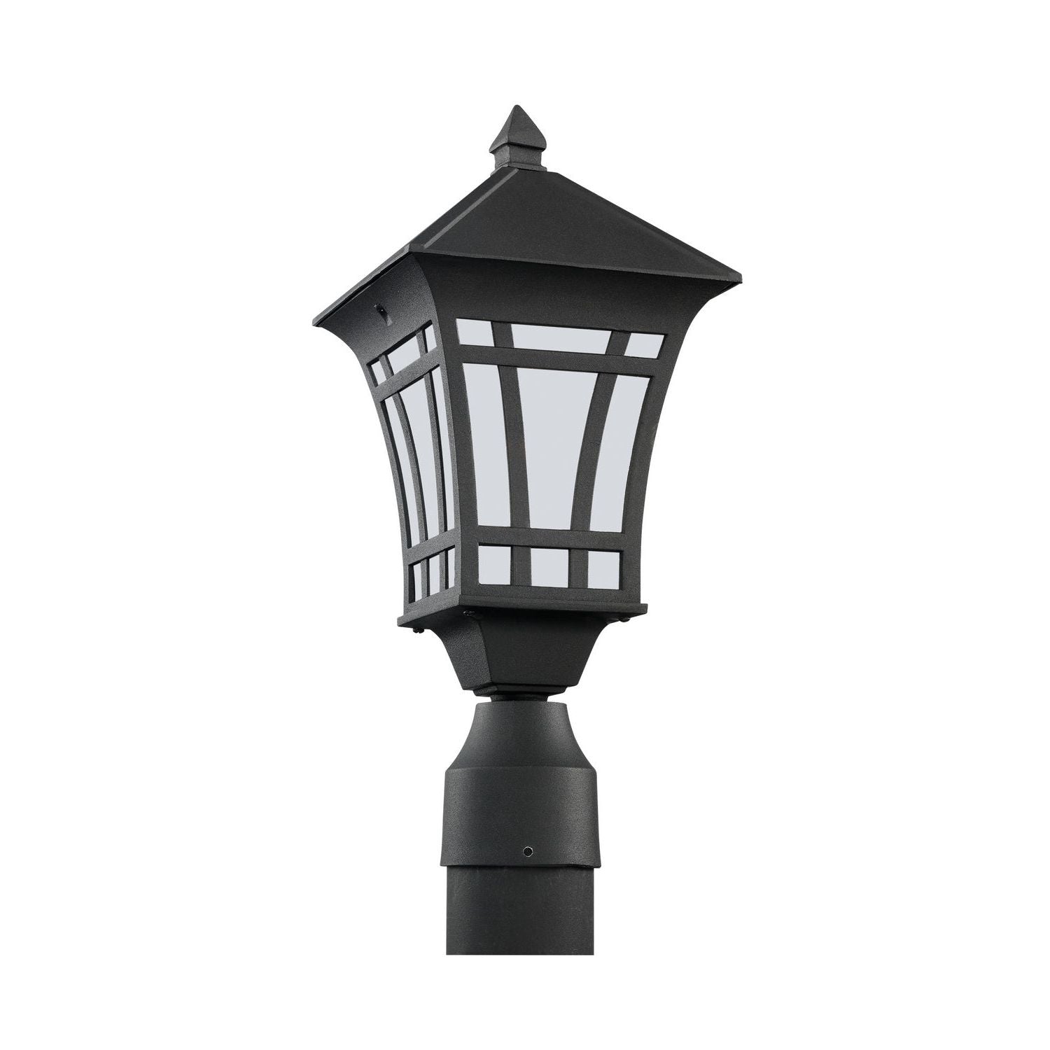 Generation Lighting Canada - 82131-12 - One Light Outdoor Post Lantern - Herrington - Black