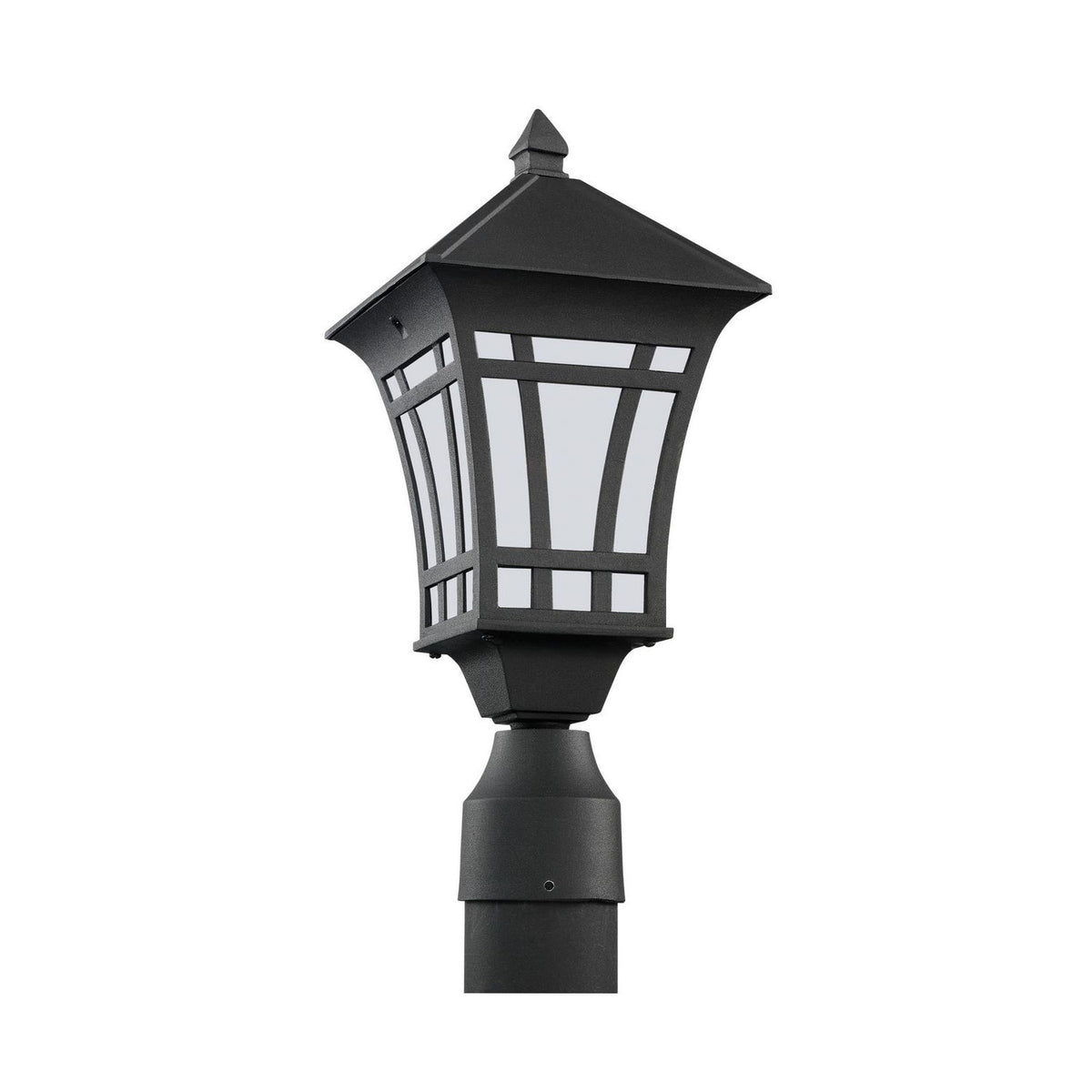 Generation Lighting Canada - 89231EN3-12 - One Light Outdoor Post Lantern - Herrington - Black