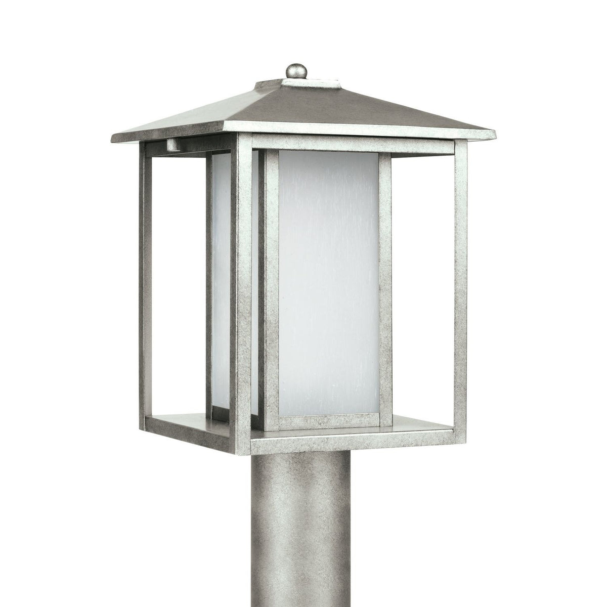Generation Lighting Canada - 89129-57 - One Light Outdoor Post Lantern - Hunnington - Weathered Pewter