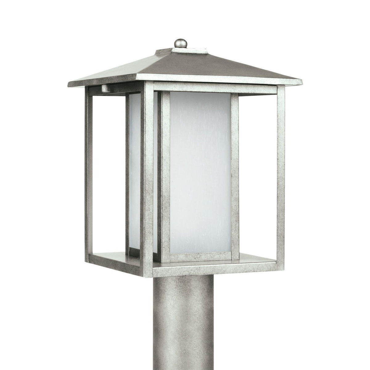 Generation Lighting Canada - 89129EN3-57 - One Light Outdoor Post Lantern - Hunnington - Weathered Pewter