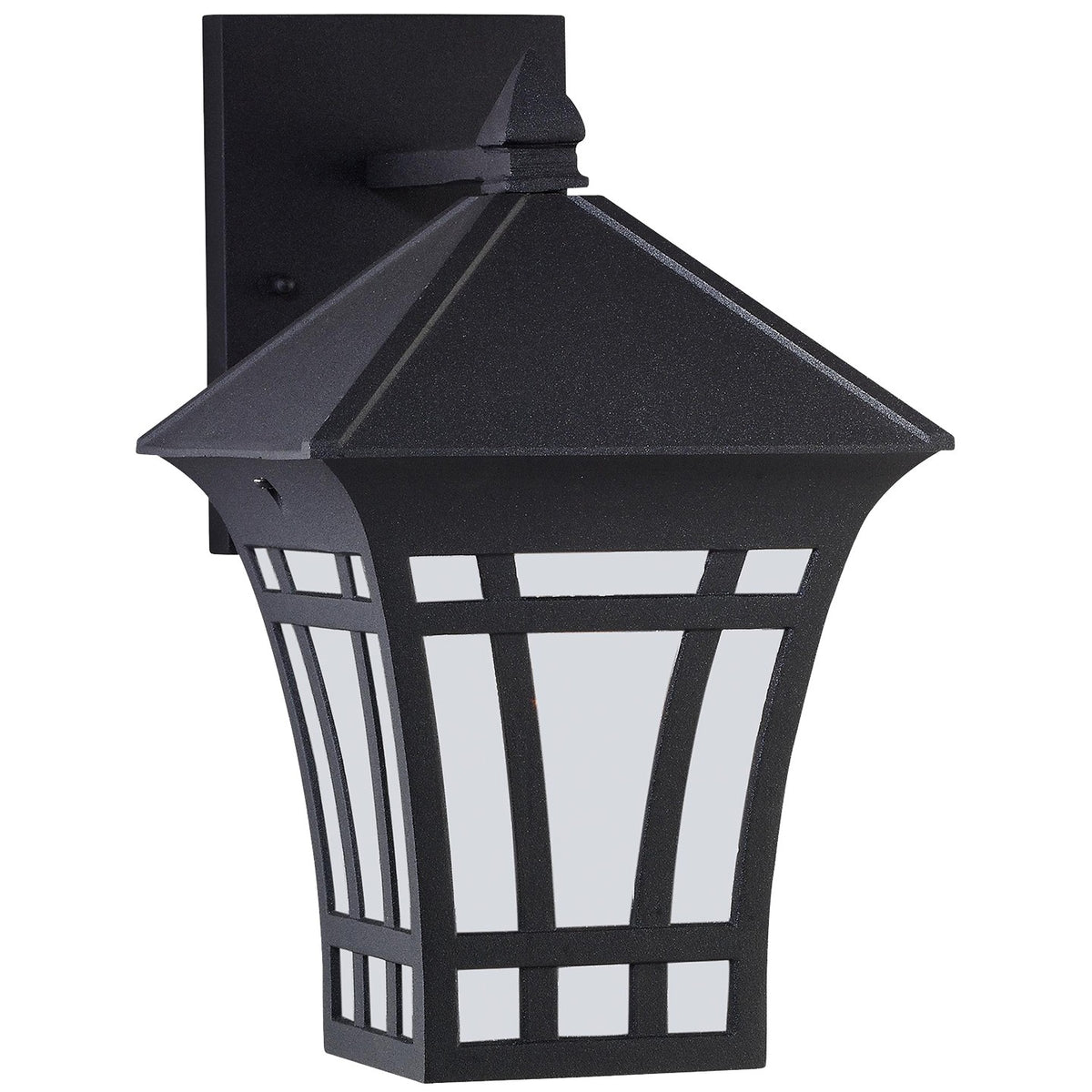 Generation Lighting Canada - 89132-12 - One Light Outdoor Wall Lantern - Herrington - Black