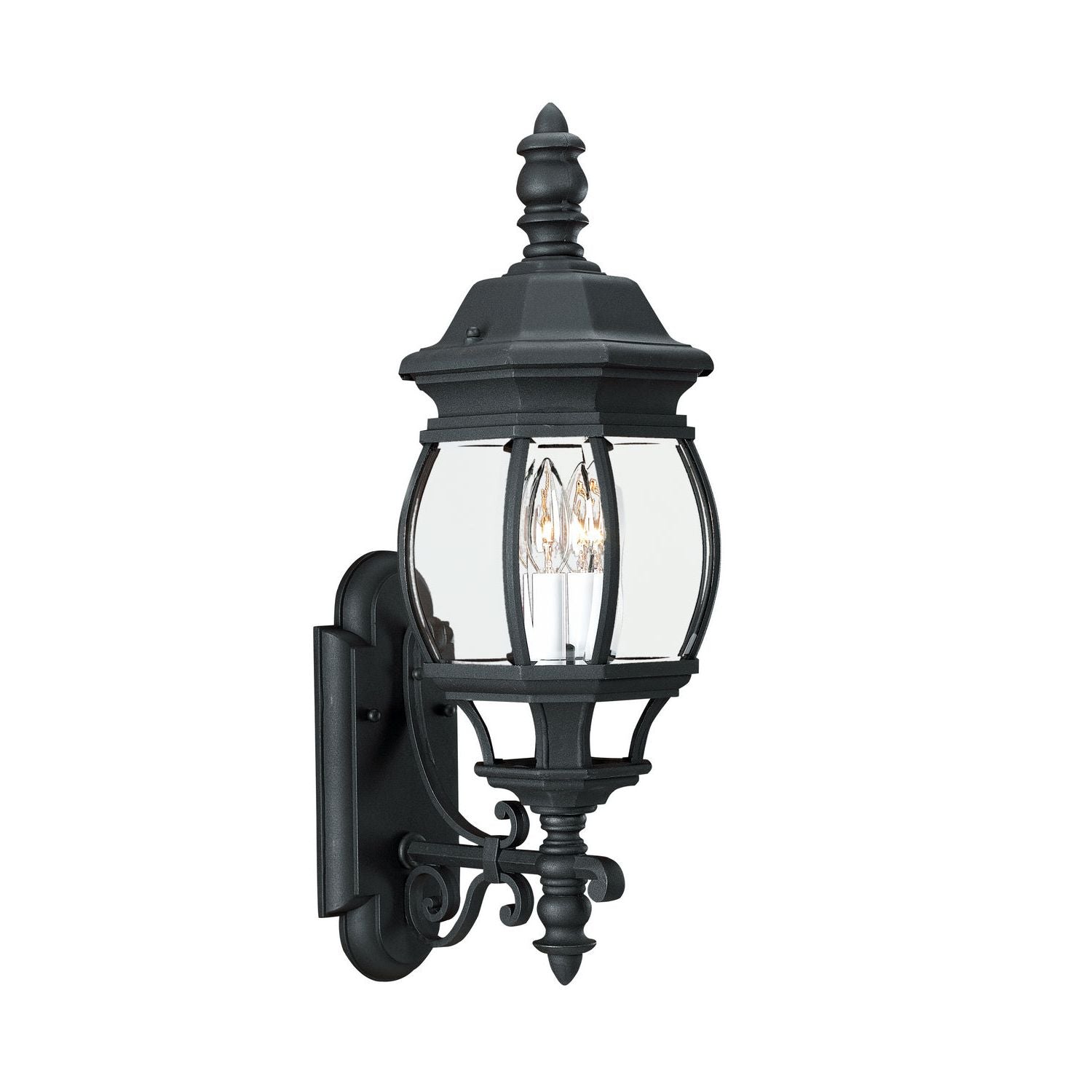 Generation Lighting Canada - 88201-12 - Two Light Outdoor Wall Lantern - Wynfield - Black