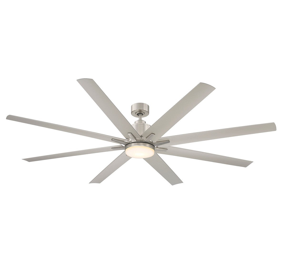 Meridian M2025BN 72" Outdoor Ceiling Fan in Brushed Nickel