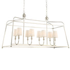 Crystorama - 2249-PN - Huit lumières Suspendu - Sylvan - Nickel poli