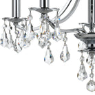 Crystorama - 5935-CH-CL-S - Mini lampe à cinq lumières Suspendu - Cèdre - Chrome poli