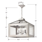 Crystorama - 6056-PN - Six lumières Suspendu - Hurley - Nickel poli
