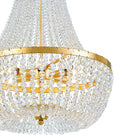 Crystorama - 608-GA - Six Lumières Suspendu - Rylee - Or antique