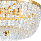 Crystorama - 608-GA - Six Lumières Suspendu - Rylee - Or antique