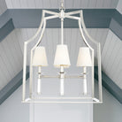 Crystorama - 8864-PN - Quatre lumières Suspendu - Baxter - Nickel poli