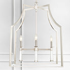 Crystorama - 8864-PN - Quatre lumières Suspendu - Baxter - Nickel poli