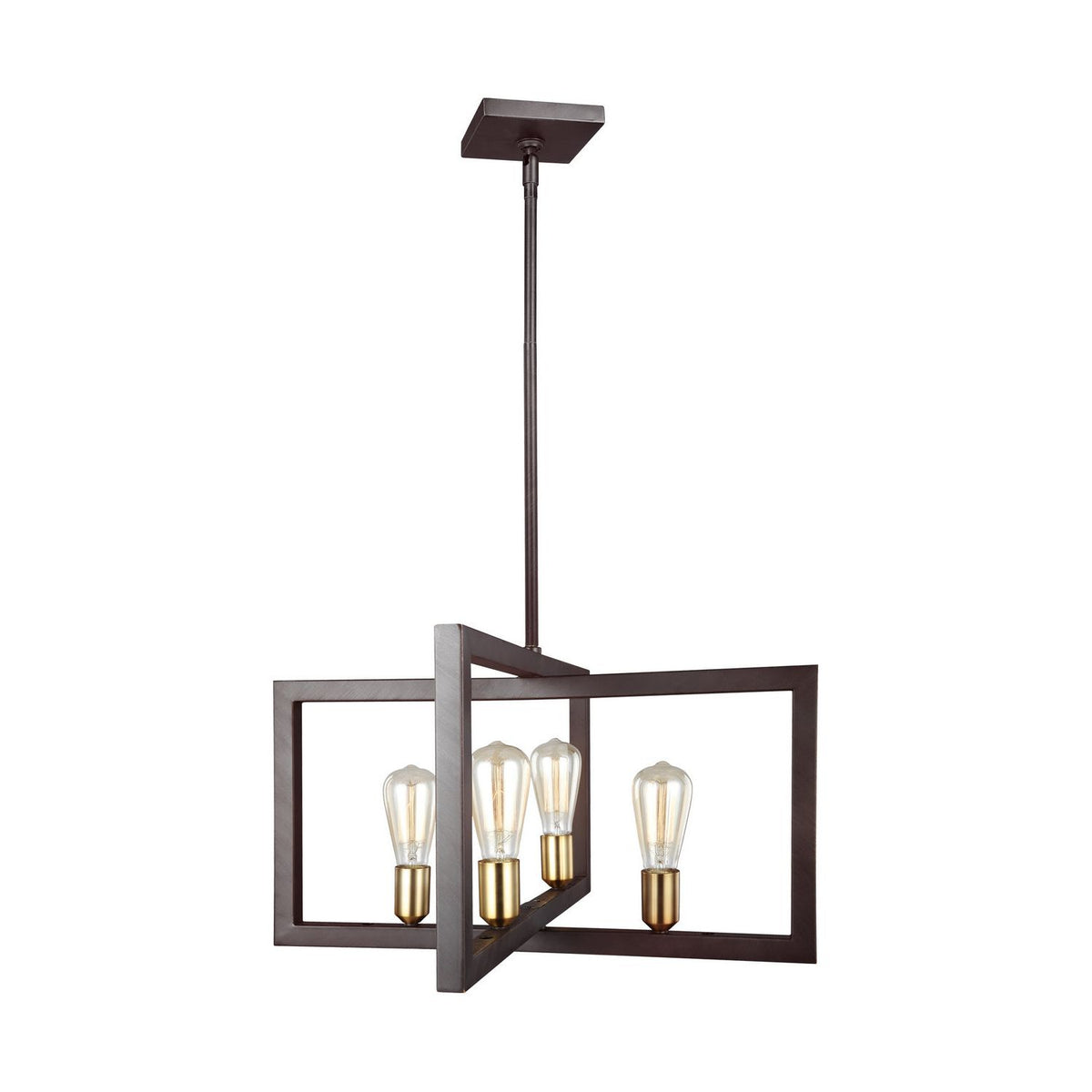 Visual Comfort Studio Canada - F3145/4NWB - Four Light Chandelier - Finnegan - New World Bronze