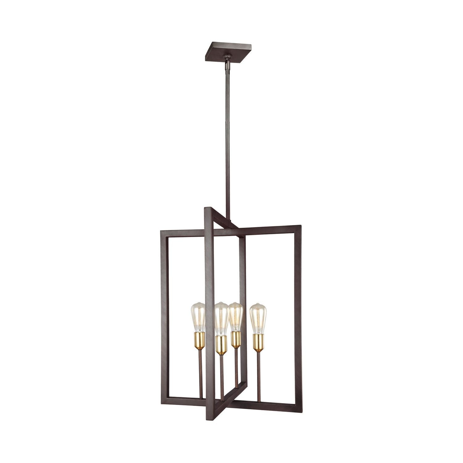 Visual Comfort Studio Canada - F3146/4NWB - Four Light Chandelier - Finnegan - New World Bronze