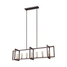 Visual Comfort Studio Canada - F3148/7NWB - Seven Light Island Chandelier - Finnegan - New World Bronze
