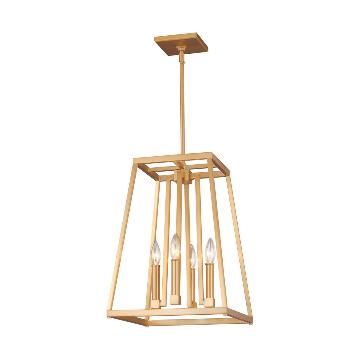 Visual Comfort Studio Canada - F3149/4GSB - Four Light Lantern - Conant - Gilded Satin Brass