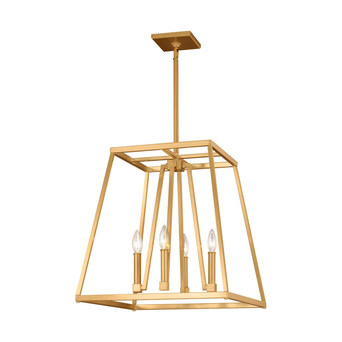 Visual Comfort Studio Canada - F3150/4GSB - Four Light Lantern - Conant - Gilded Satin Brass