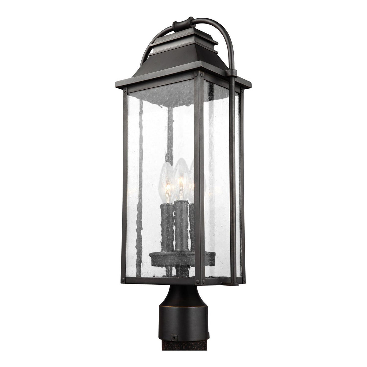 Visual Comfort Studio Canada - OL13207ANBZ - Three Light Post Lantern - Wellsworth - Antique Bronze