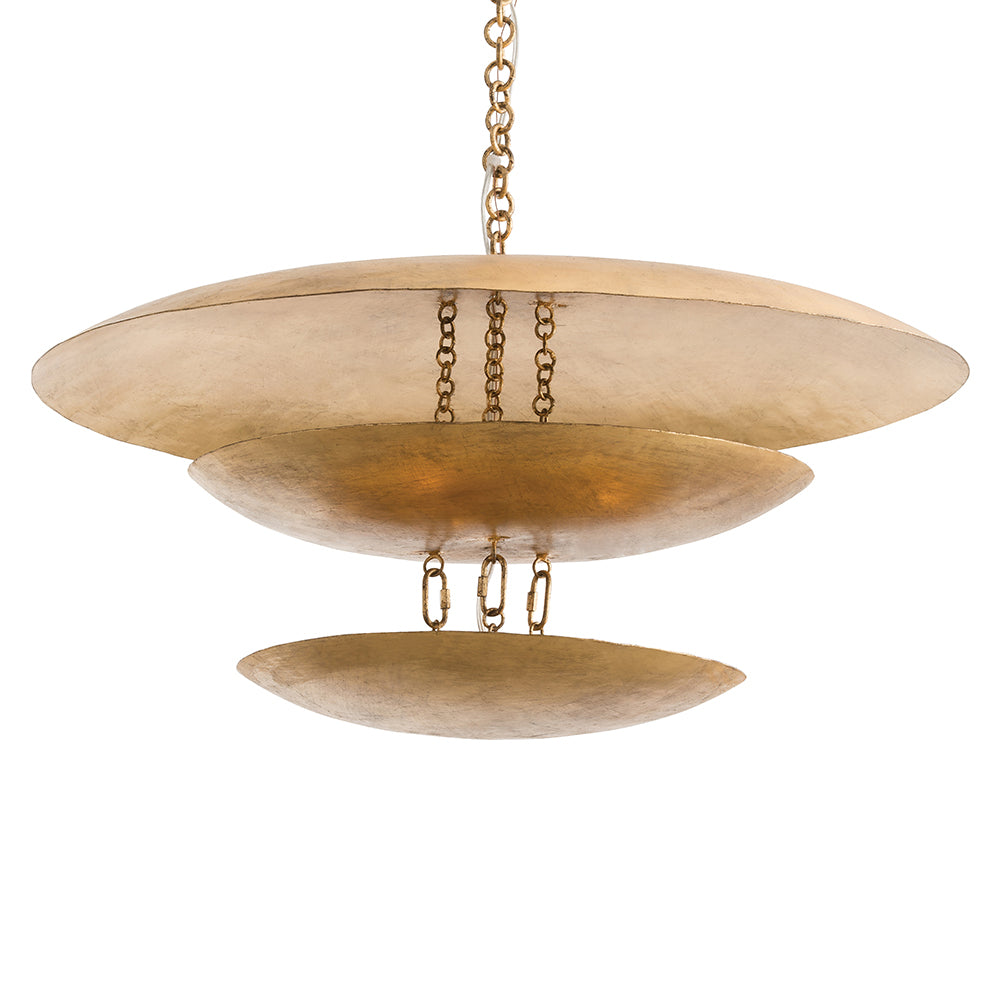 Arteriors - 82001 - Huit Lumières Suspendu - Florko - Feuille d'or