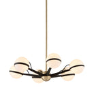 Troy Lighting Canada - F5303-TBZ/BBA - Six Light Chandelier - Ace - Textured Bronze Brushed Brass