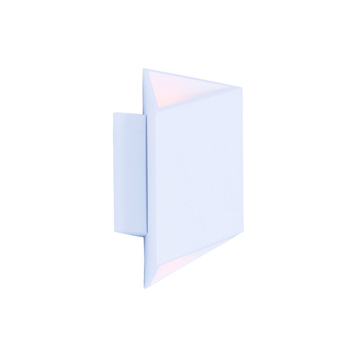ET2 - E41373-WT - LED Outdoor Wall Sconce - Alumilux Facet - White
