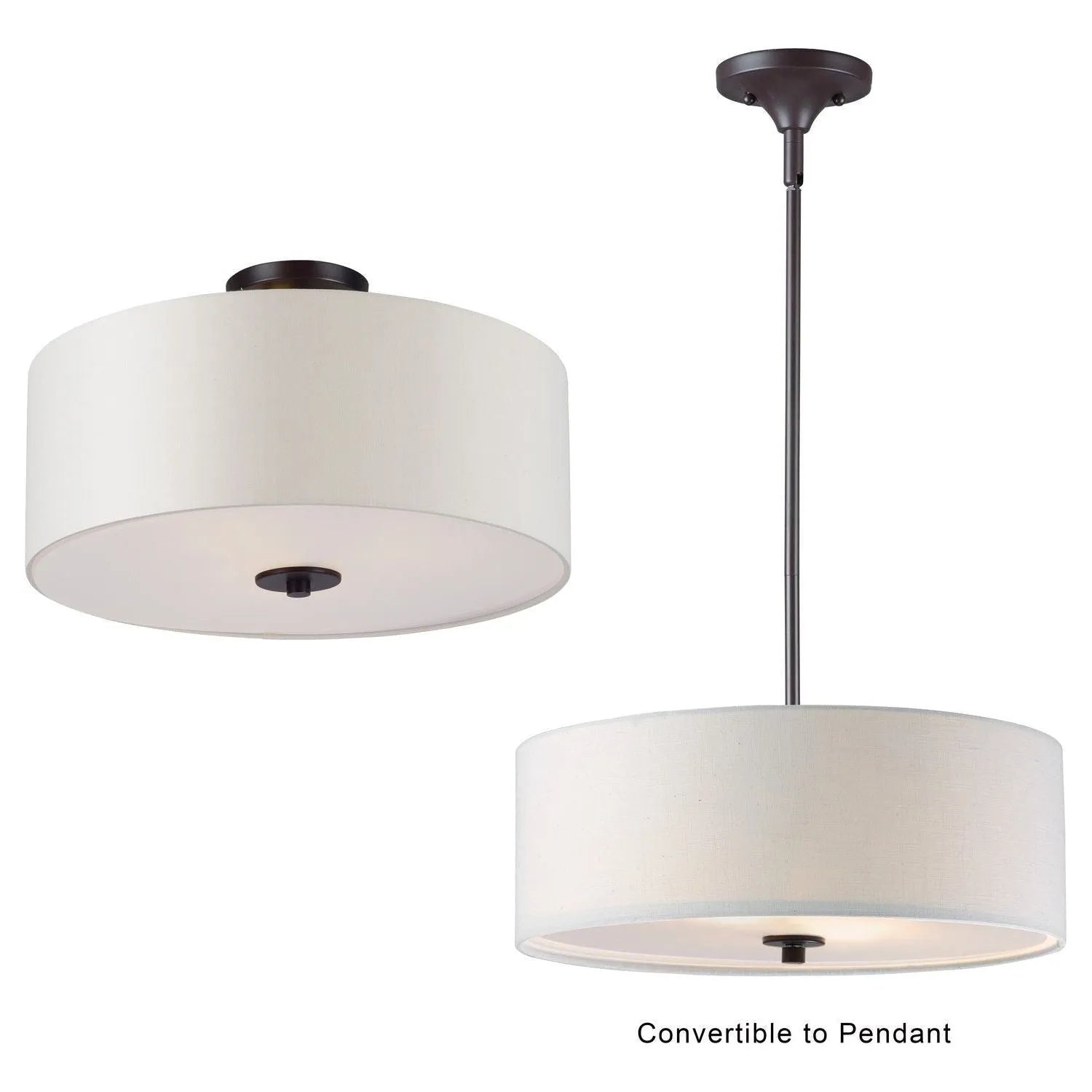 Maxim Lighting - Bongo Semi-Flush Mount - 10014OMOI | Montreal Lighting & Hardware