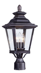Lanterne sur poteau/poteau d'extérieur Maxim Lighting 1130CLBZ Knoxville en bronze