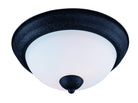 Maxim Lighting 21650SWTXB Taylor Flush Mount in Textured Black
