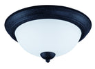 Maxim Lighting 21651SWTXB Taylor Flush Mount in Textured Black