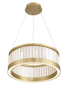 Eurofase 49353-013 Empra LED Cristal Suspension en or