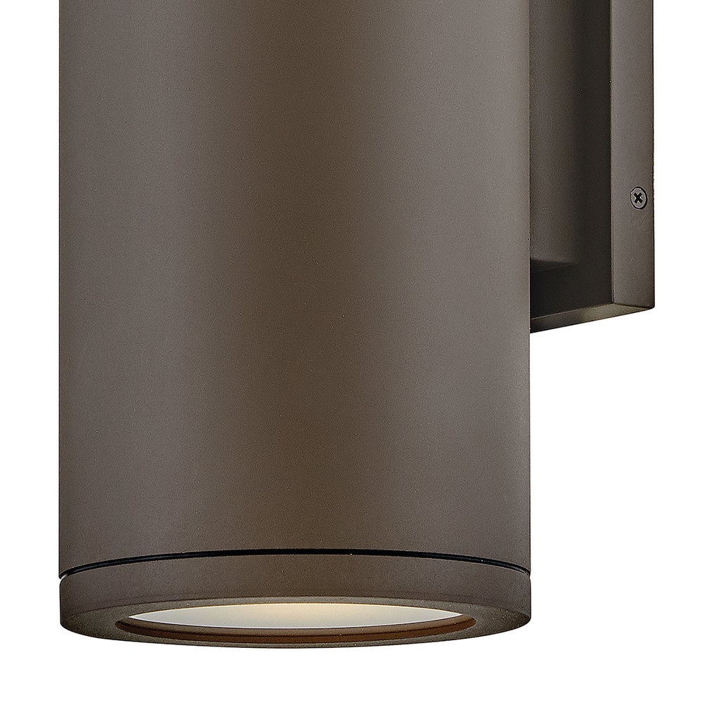 Hinkley Lighting 13595AZ-LL Silo LED Up/Down Wall Mount Lantern in Architectural Bronze