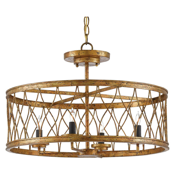 Crisscross Pendant by Currey and Company | Showroom Model