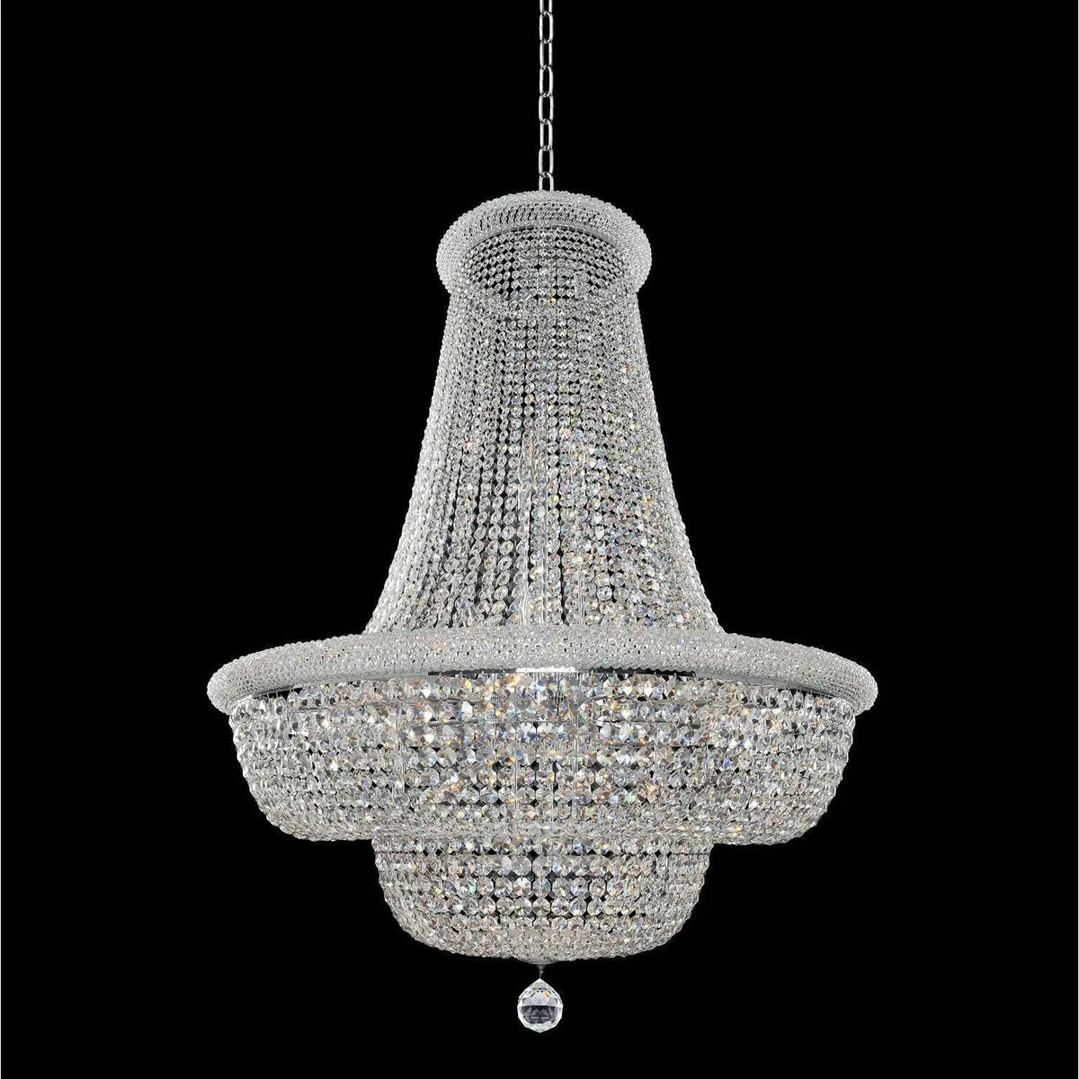 Allegri - 020973-010-FR001 - 33 Light Pendant - Napoli - Chrome