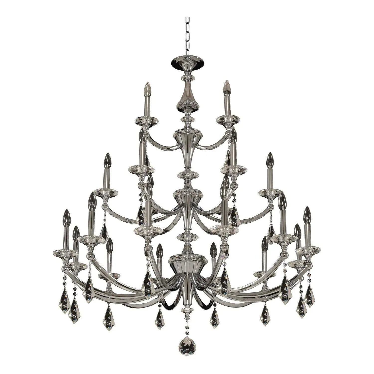 Allegri - 012174-010-FR001 - 21 Light Chandilier - Floridia - Chrome