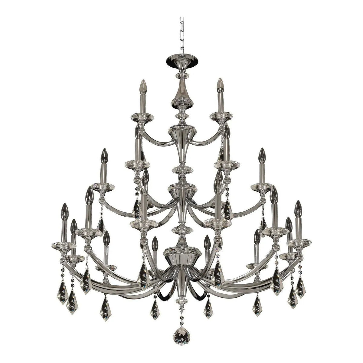 Allegri - 012174-010-FR001 - 21 Light Chandilier - Floridia - Chrome