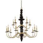 Allegri - 031552-039 - 15 Light Chandelier - Piedra - Brushed Brass