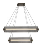 Eurofase 50055-012 Neoness LED Géométrique Suspendu en laiton vieilli