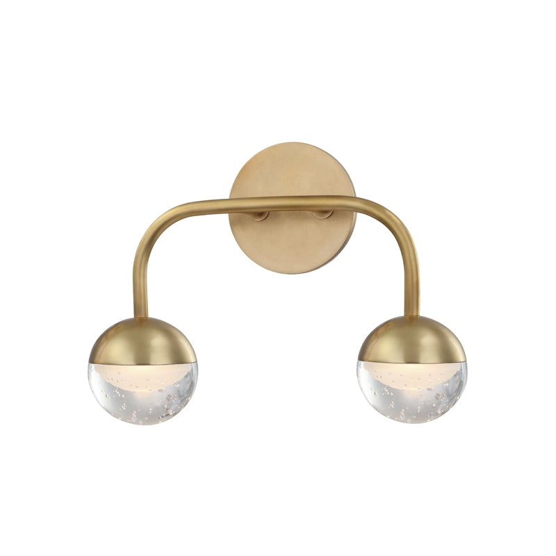 Hudson Valley Canada - 1242-AGB - LED Bath Bracket - Boca - Aged Brass