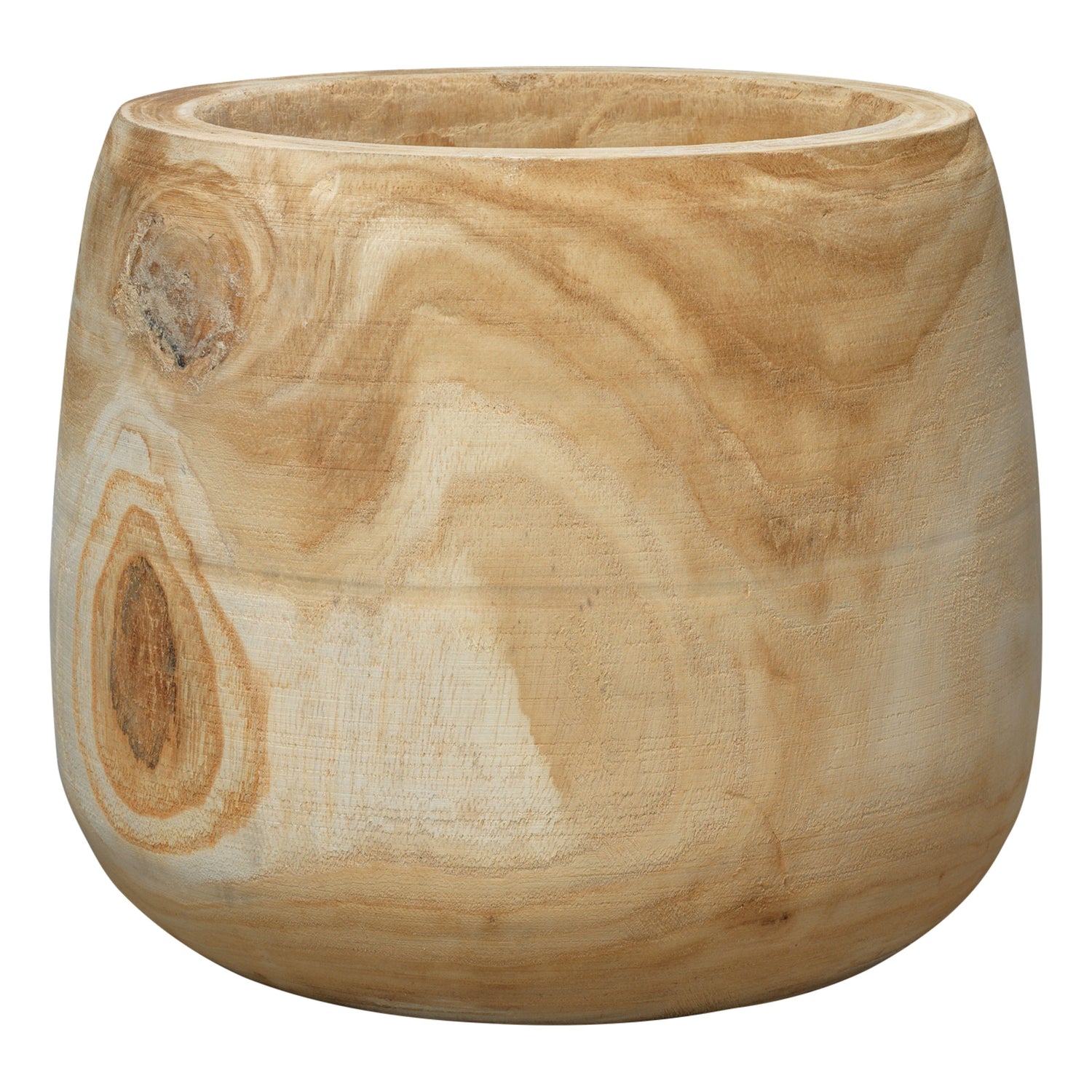 Jamie Young Company - 7BREA-VAWD - Brea Wooden Vase - Brea - Brown