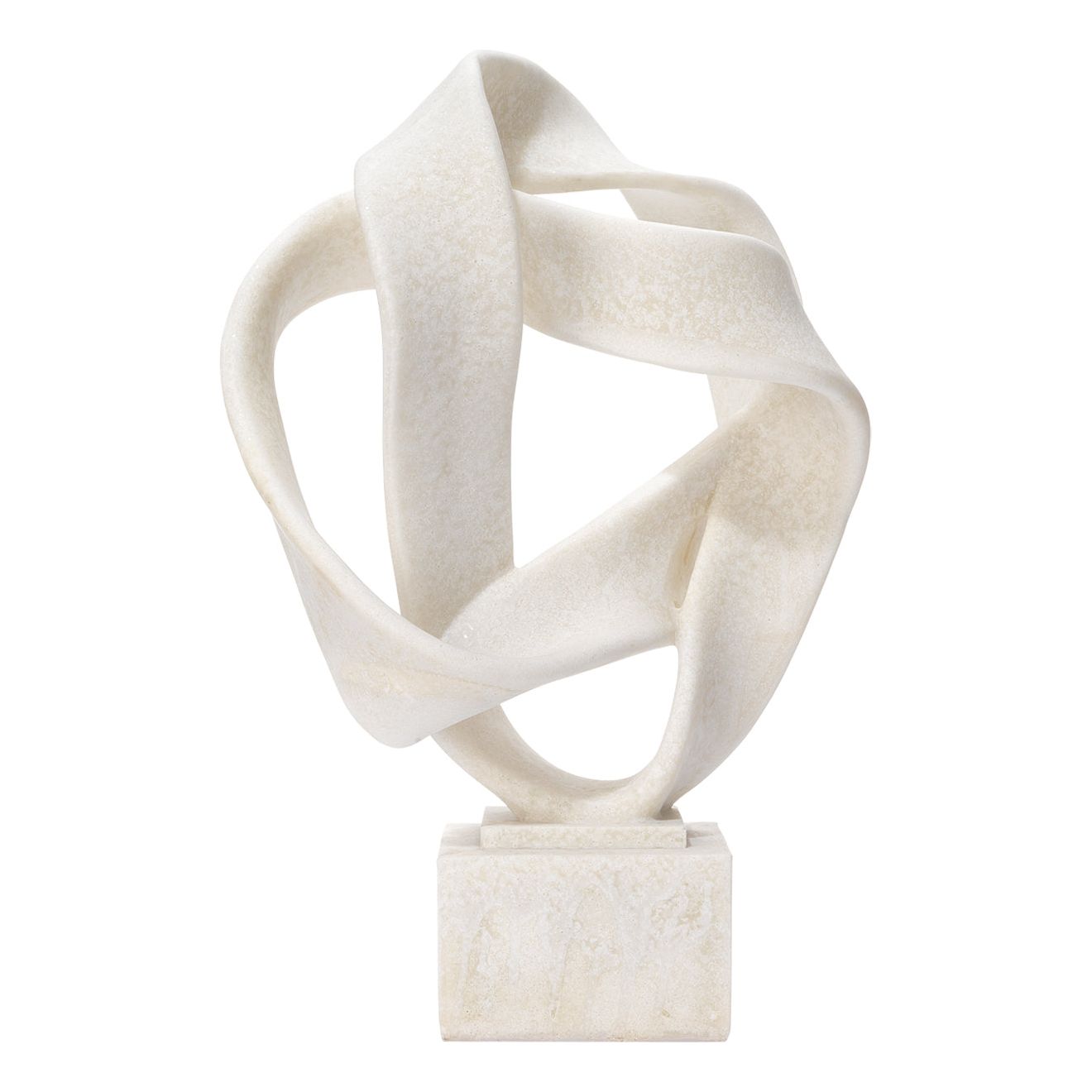 Jamie Young Company - 7INTE-OBWH - Intertwined Object on Stand - Intertwined - White