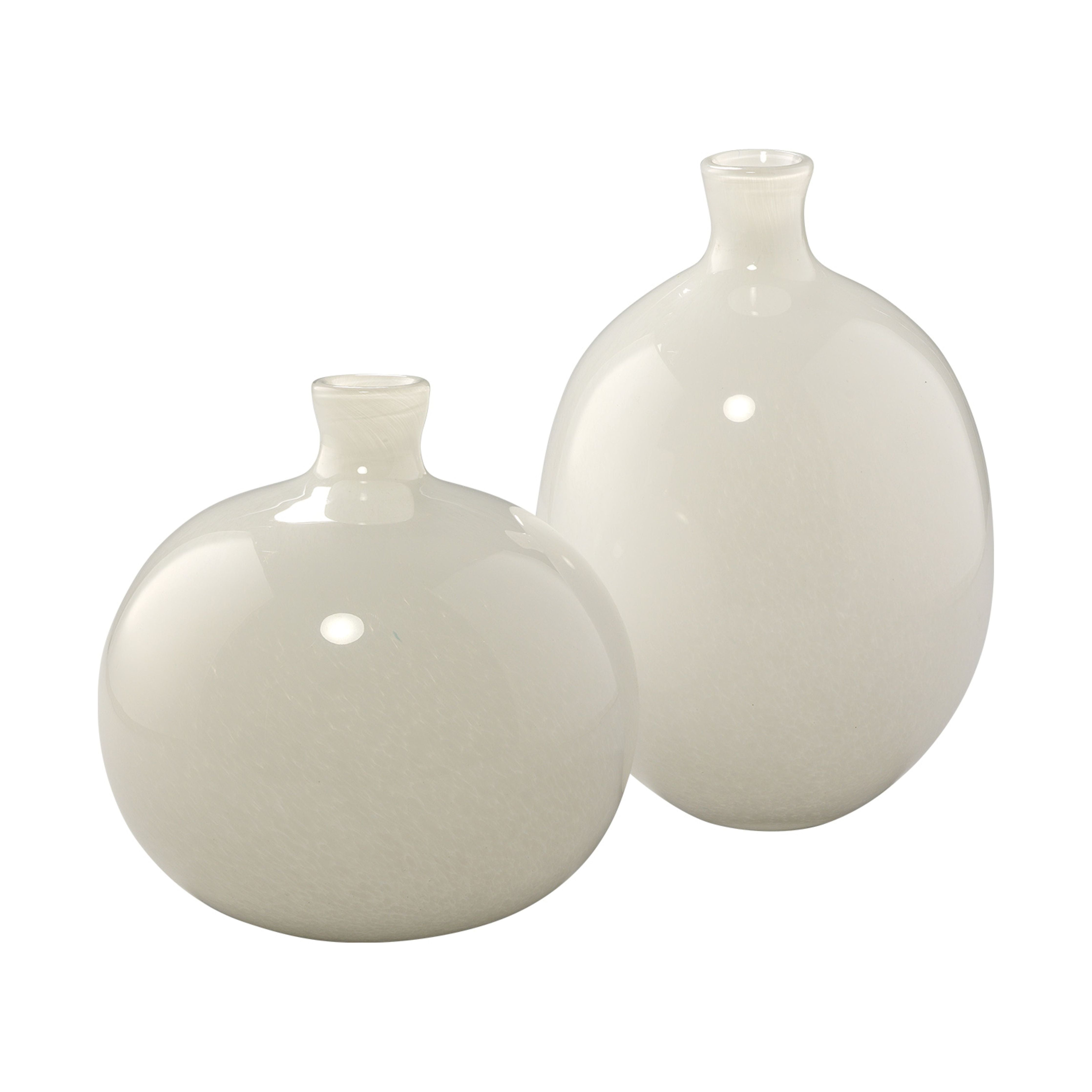 Jamie Young Company - 7MINX-VAWH - Minx Decorative Vases (set of 2) - Minx - White