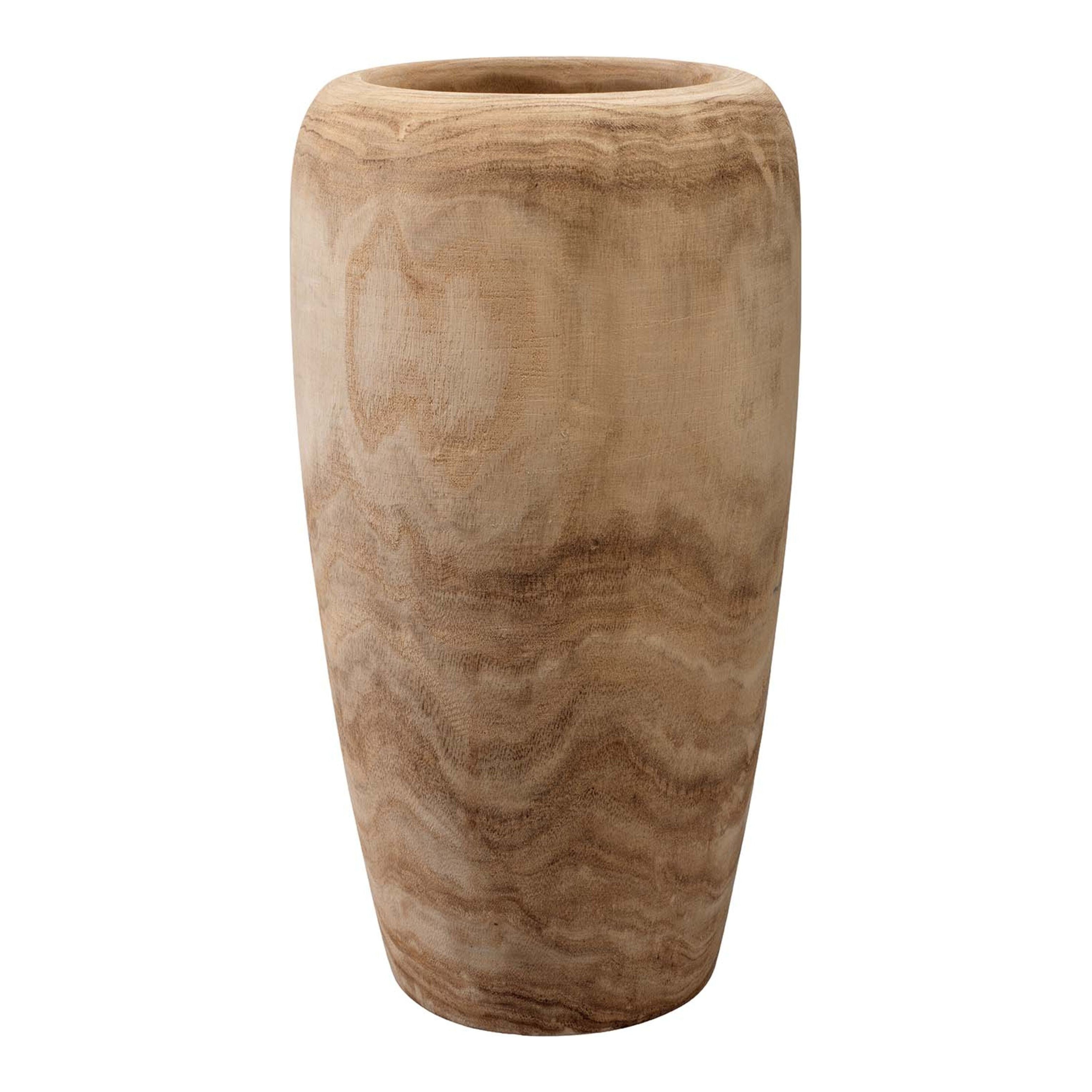 Jamie Young Company - 7OJAI-SMWD - Ojai Wooden Vase - Ojai - Natural