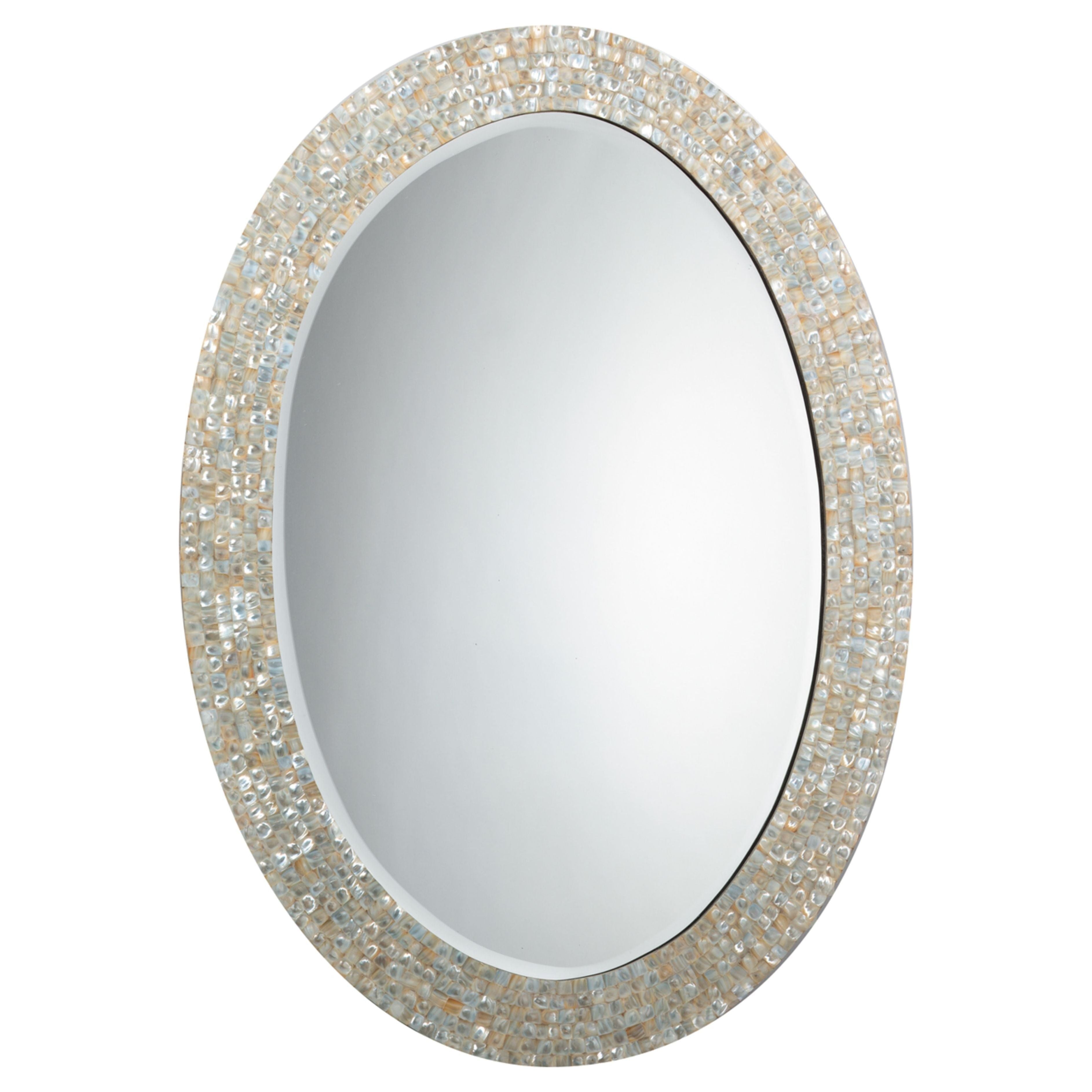 Jamie Young Company - 7OVAL-LGMOP - Oval Mirror -  - Cream