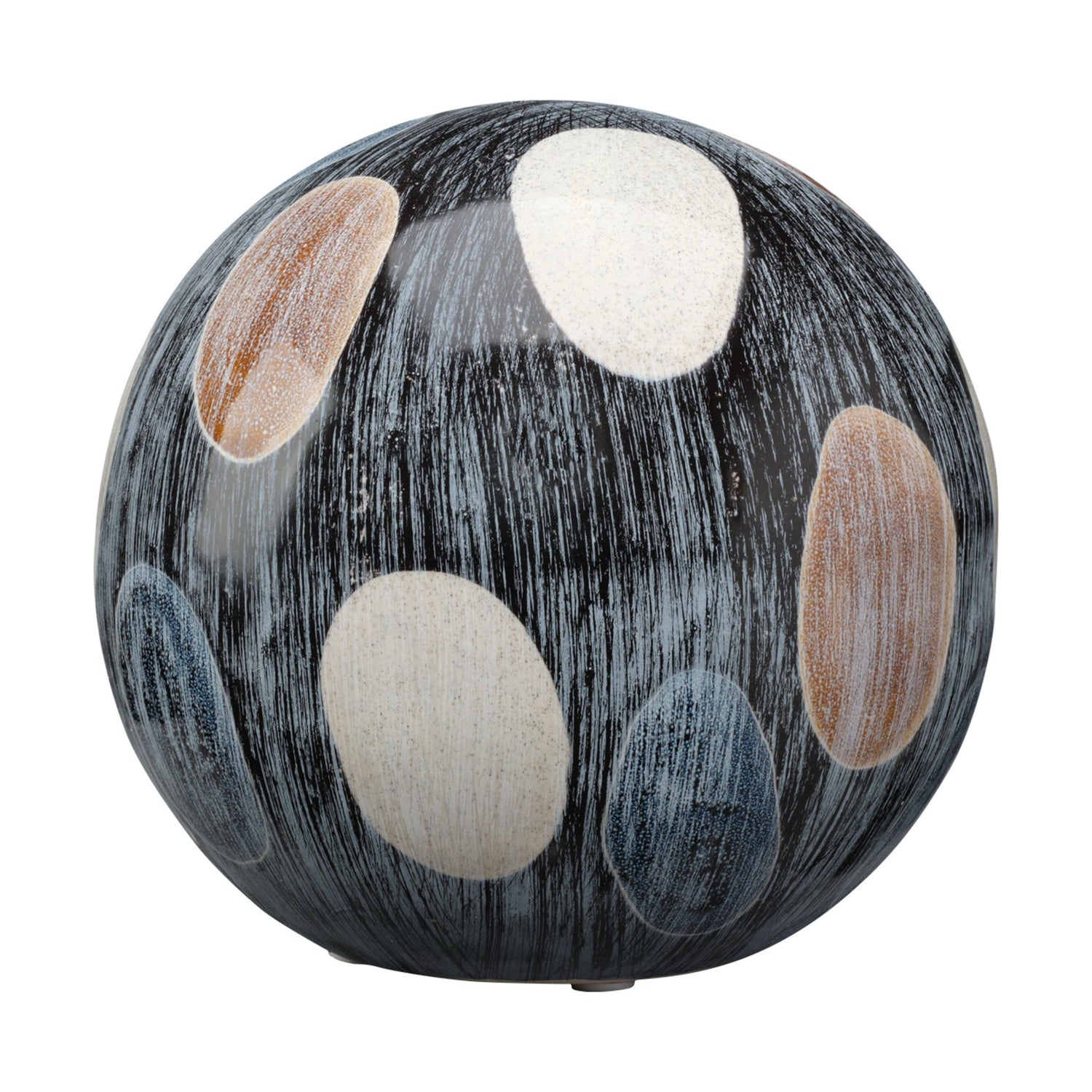 Jamie Young Company - 7PAIN-SMCR - Painted Sphere - Painted - Blue