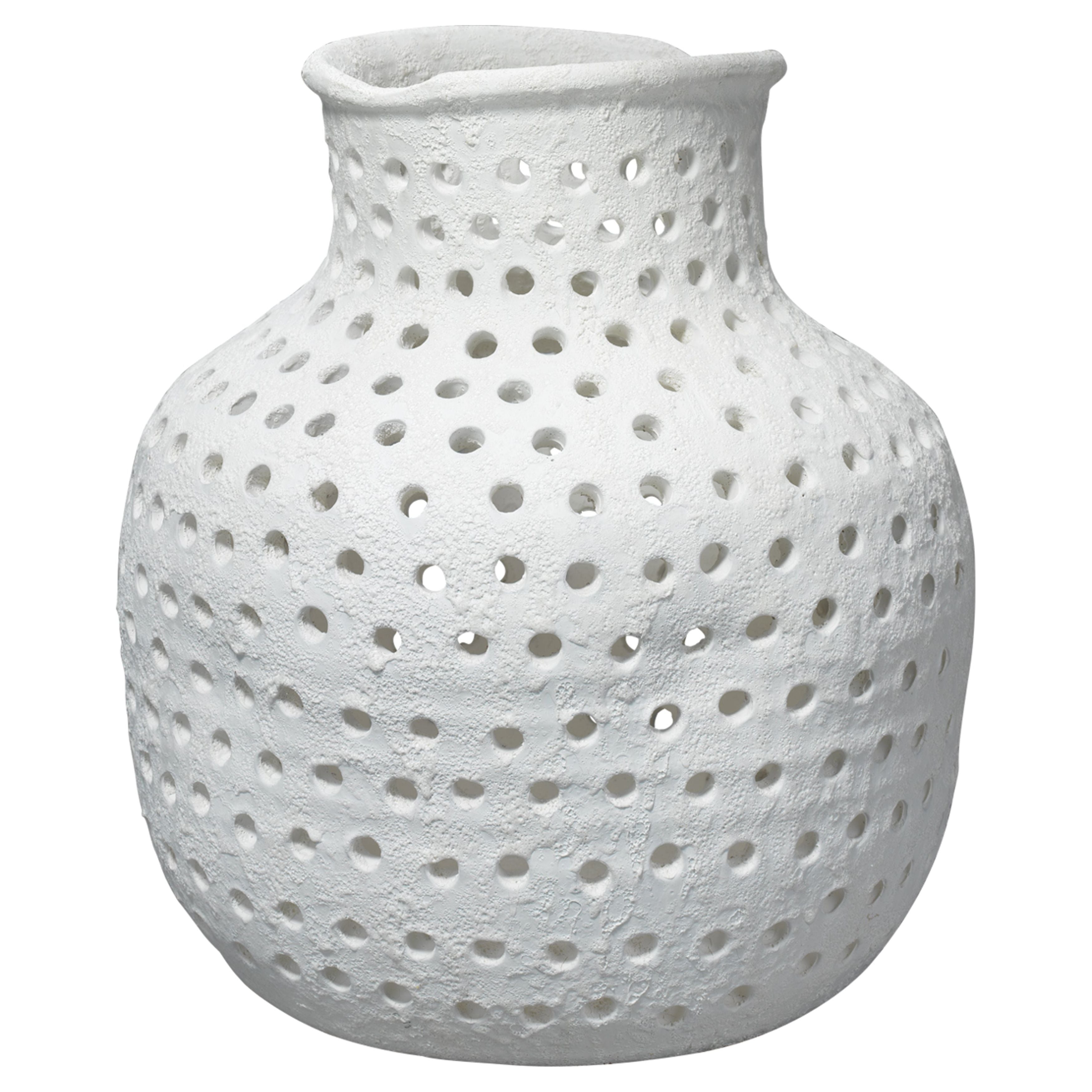 Jamie Young Company - 7PORO-VAWH - Porous Vase - Porous - White
